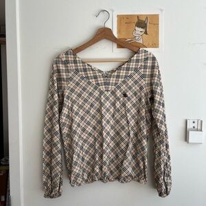 burberry blue label blouse